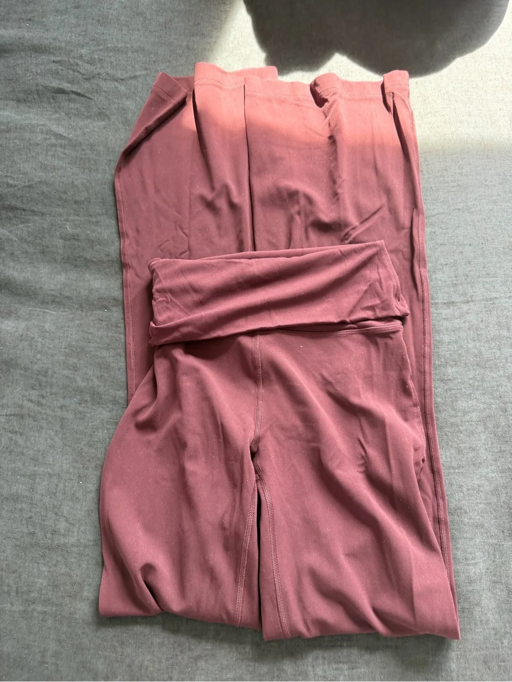 Lululemon Groove Nulu Foldover Pant goodnight plum